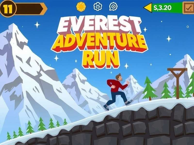 Everest Adventure Run Game Banner